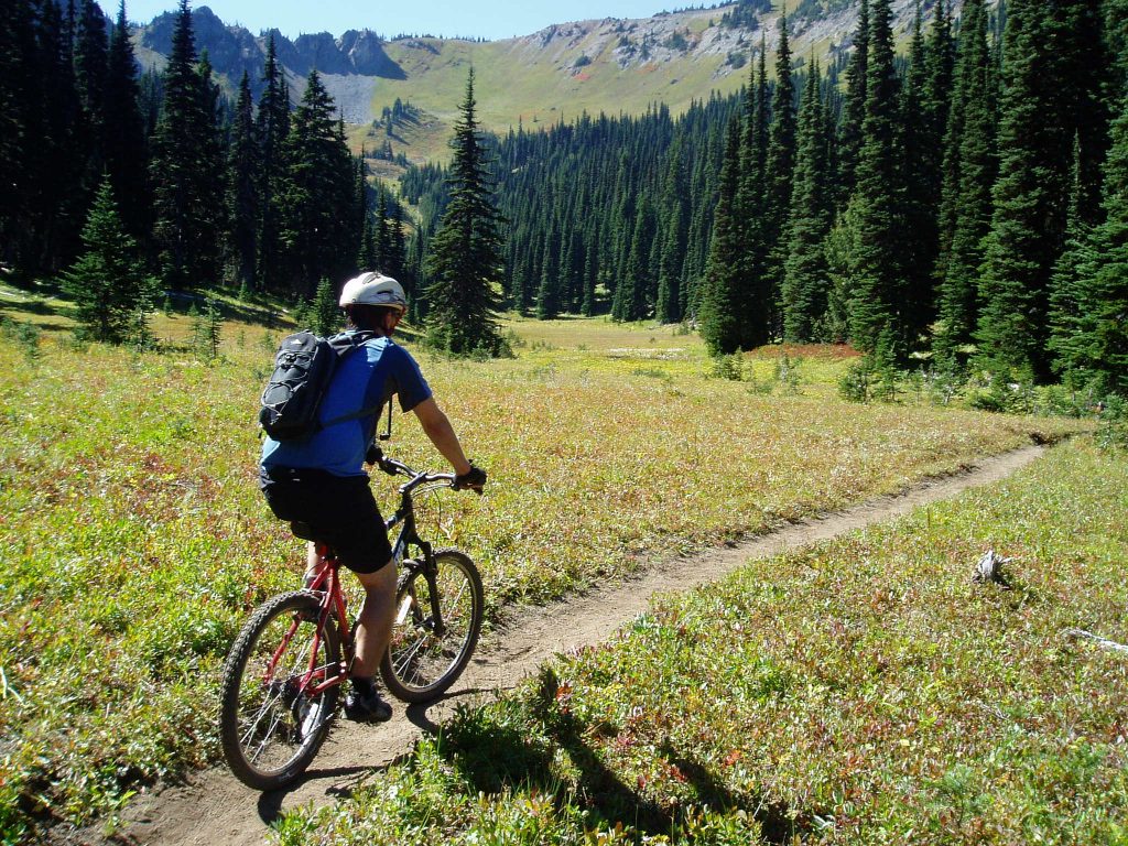 crystal mountain downhill biking