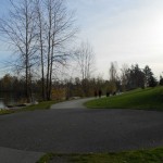 Wapato Park features a paved path ideal for jogging, walking, or pushing a stroller.