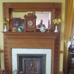 Sitting room fireplace meeker mansion