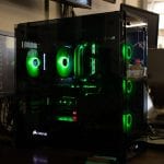 Green PC Gaming Tower