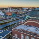 Aerial Bridge of Glass and Union Station