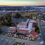 Aerial Lincoln High School Tacoma