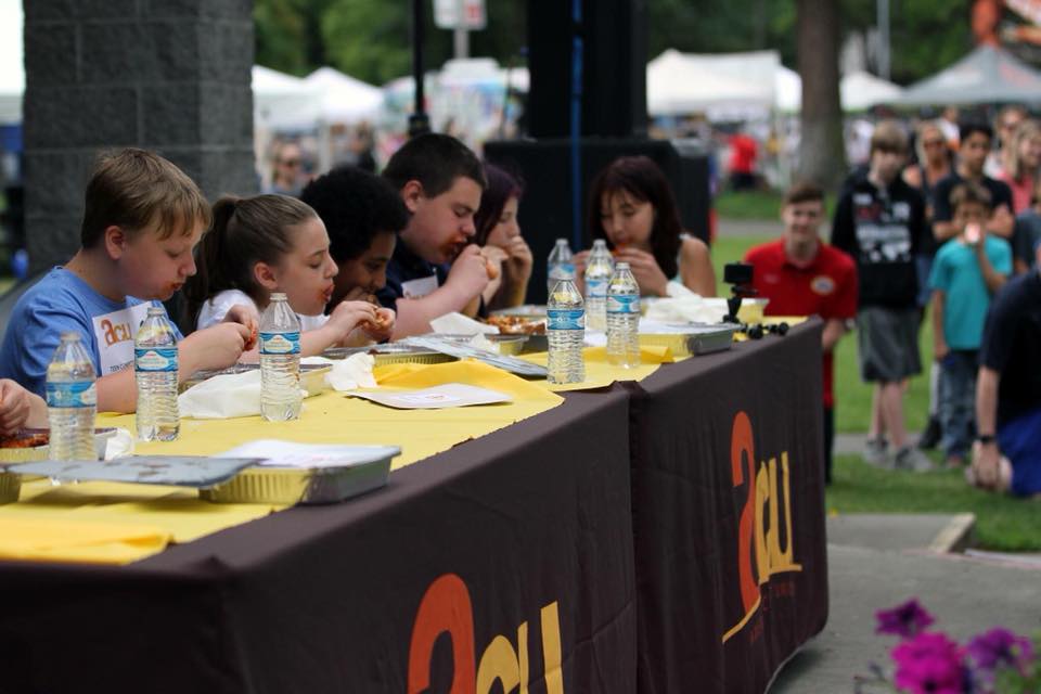 BBQ Festival chicken wing eating contest SouthSoundTalk