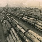 Northern Pacific Railway tracks taken in March of 1929