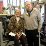 Long time rehab member Helga