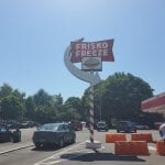 Tacoma’s Frisko Freeze sign and line