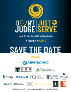 Don't Judge Just Serve: 3rd Annual Virtual Fundraiser @ Virtual Fundraiser