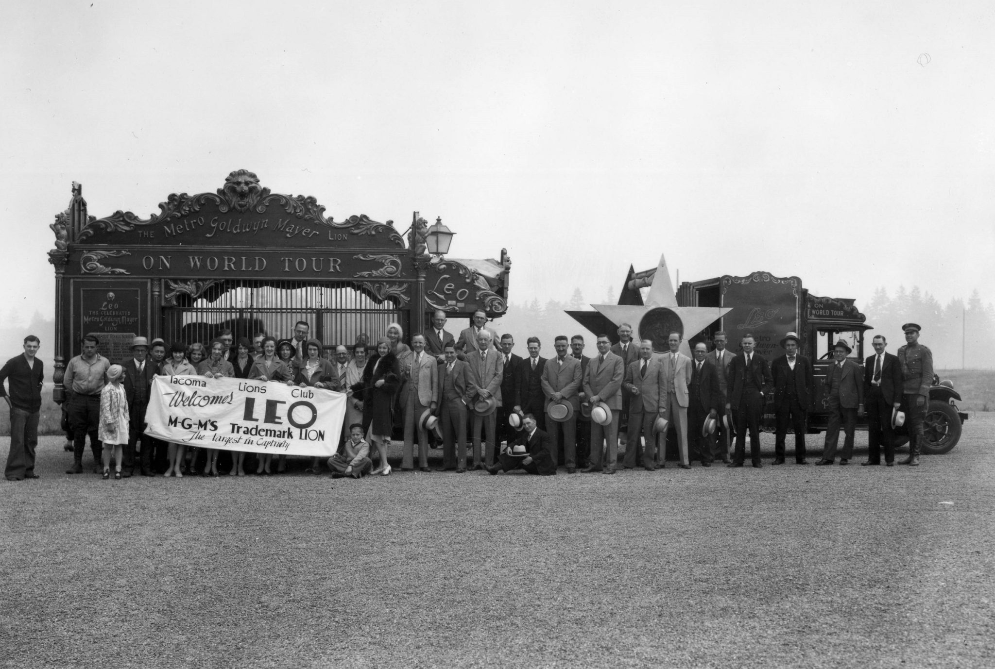 Roar Leo The Mgm Lion Visits Tacoma In 1930 Southsoundtalk 9737