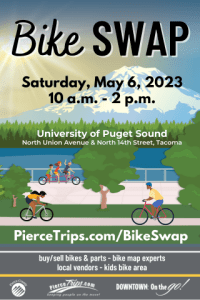 12th Annual Pierce County Bike Swap @ University of Puget Sound--Thompson Hall Parking Lot