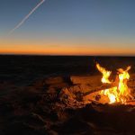 Grays Harbor beaches beach-fire-sunset