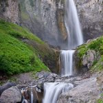 Mount Rainier waterfalls comet falls