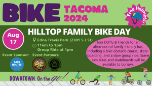 Hilltop Family Bike Day @ Edna Travis Park