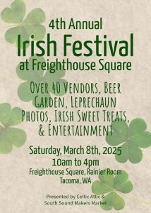 Event Irish Fest @ Freighthouse Square in the Rainier Room